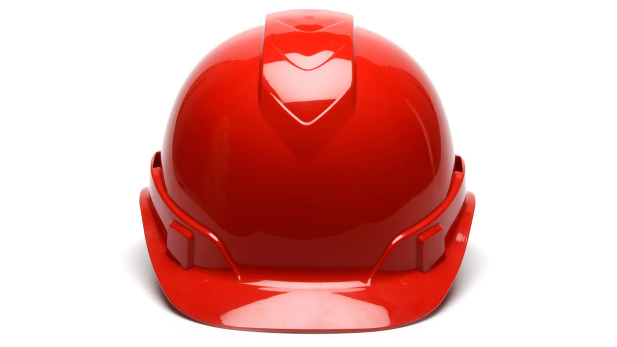 Pyramex Ridgeline Cap Style Hard Hat, 4 - Point Ratchet Suspension, Vented - BHP Safety Products
