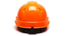 Pyramex Ridgeline Cap Style Hard Hat, 4 - Point Ratchet Suspension, Vented - BHP Safety Products