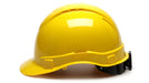 Pyramex Ridgeline Cap Style Hard Hat, 4 - Point Ratchet Suspension, Vented - BHP Safety Products