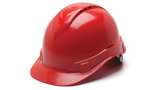 Pyramex Ridgeline Cap Style Hard Hat, 4 - Point Ratchet Suspension, Vented - BHP Safety Products