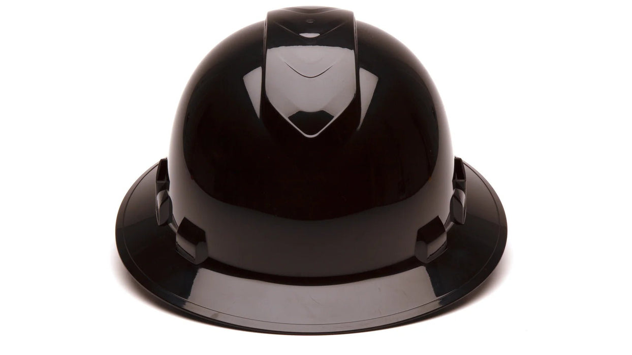 Pyramex Ridgeline Full Brim, Vented, 4 - Point Ratchet Suspension Hard Hat - BHP Safety Products