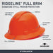 Pyramex Ridgeline Full Brim, Vented, 4 - Point Ratchet Suspension Hard Hat - BHP Safety Products