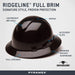 Pyramex Ridgeline Full Brim, Vented, 4 - Point Ratchet Suspension Hard Hat - BHP Safety Products