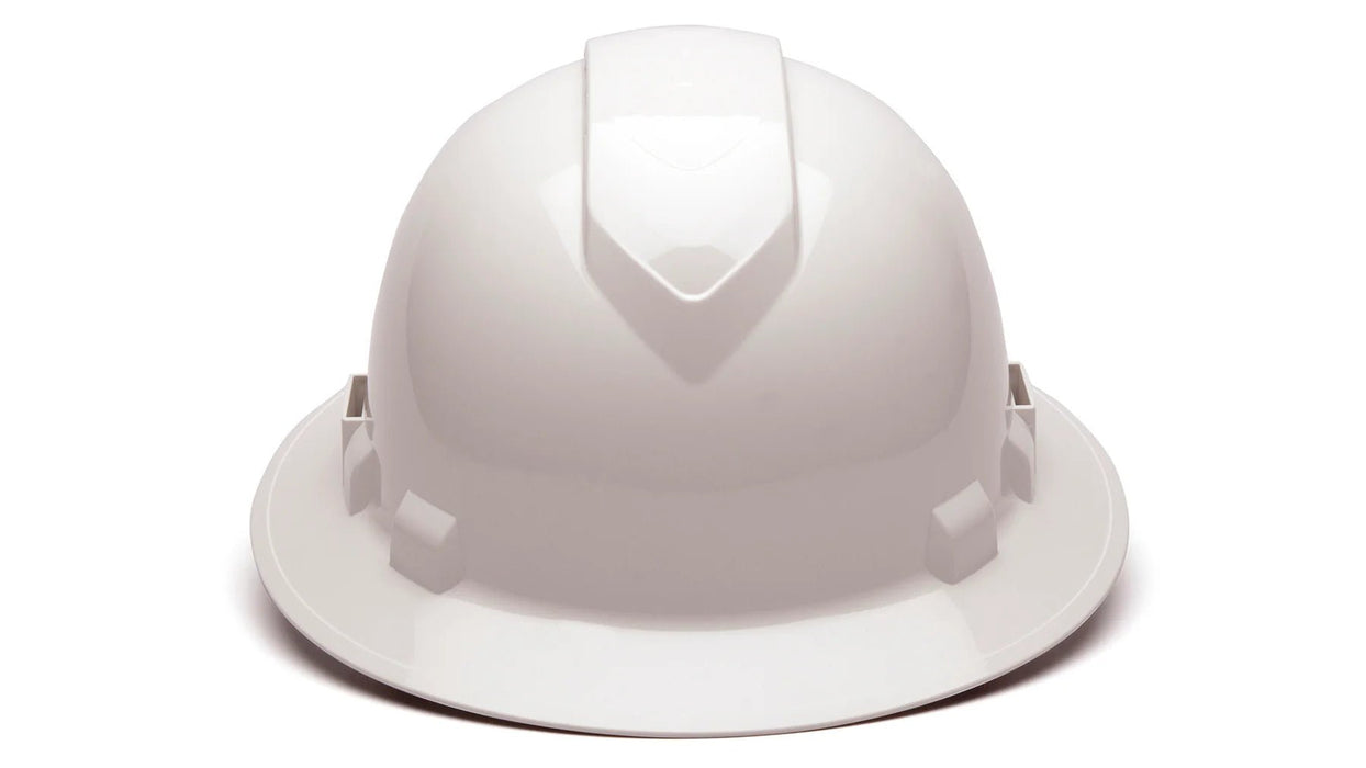 Pyramex Ridgeline Full Brim, Vented, 4 - Point Ratchet Suspension Hard Hat - BHP Safety Products