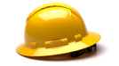 Pyramex Ridgeline Full Brim, Vented, 4 - Point Ratchet Suspension Hard Hat - BHP Safety Products