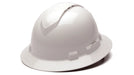 Pyramex Ridgeline Full Brim, Vented, 4 - Point Ratchet Suspension Hard Hat - BHP Safety Products