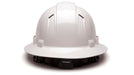 Pyramex Ridgeline Full Brim, Vented, 4 - Point Ratchet Suspension Hard Hat - BHP Safety Products