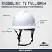 Pyramex Ridgeline® T2 Full Brim Hard Hat (Vented & Non - Vented) w/o Mips® - BHP Safety Products