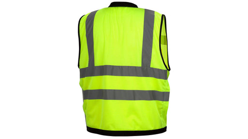 Pyramex RVZ28 Series Class 2 Safety Vest, Hi - Vis Lime - BHP Safety Products