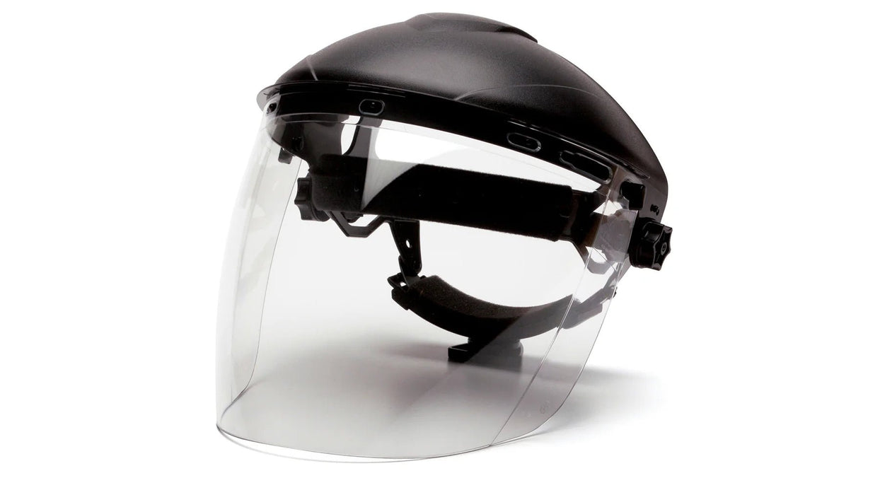 Pyramex Tapered Polycarbonate Face Shield, Clear, S1110 - BHP Safety Products