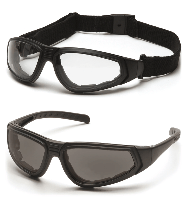 Pyramex XSG FR Foam Sealed Safety Glass (with interchangeable strap) - BHP Safety Products