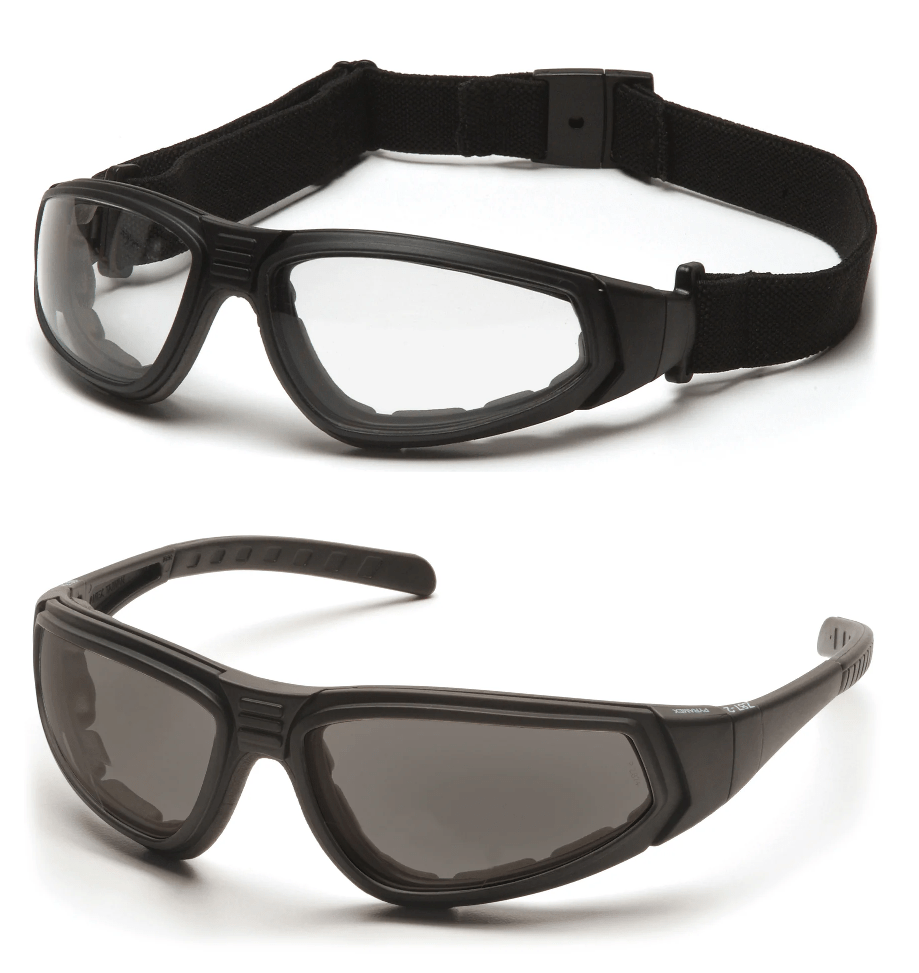 Pyramex XSG FR Foam Sealed Safety Glass (with interchangeable strap) - BHP Safety Products