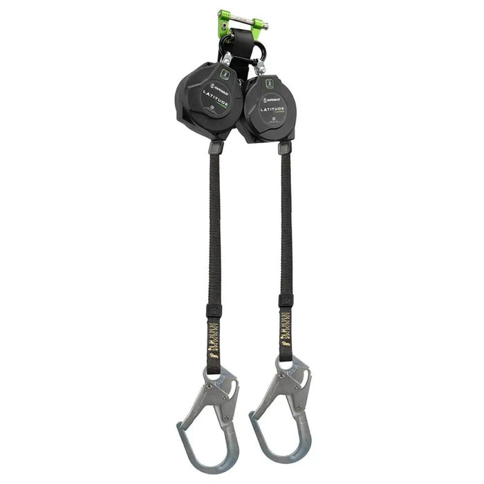 SafeWaze Latitude Edge 8 Ft Dual Web SRL-P, Class 2, Rebar Hooks, 023-5346 - BHP Safety Products