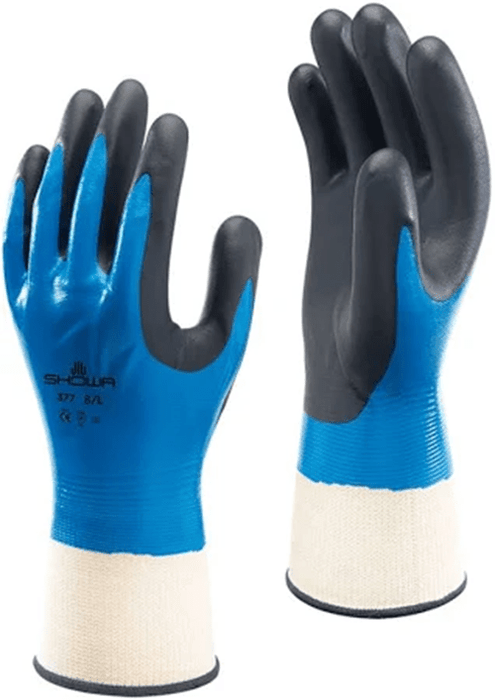 Showa 377 Water - Resistant, General Purpose, Nitrile - Coated Work Glove - BHP Safety Products