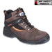 Steelite Mens Mustang Waterproof Brown Leather Steel Toe Work Boot Shoes, FW69 - BHP Safety Products