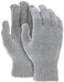 String Knit Work Gloves, 7 Gauge, Heavy Weight, Gray, 70% Cotton, 30% Polyester, Multipurpose, LARGE (DOZEN/12 - PAIRS) - BHP Safety Products