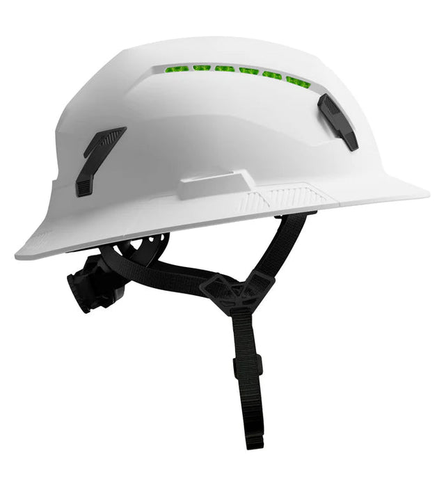Studson SHK - 1 Full Brim Vented, White (SHK1 - FB - CW) - BHP Safety Products