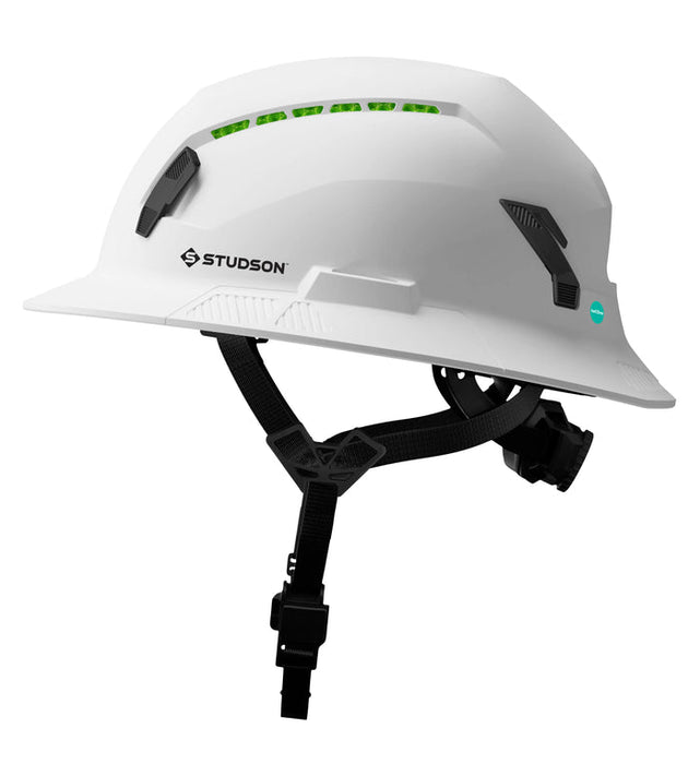 Studson SHK - 1 Full Brim Vented, White (SHK1 - FB - CW) - BHP Safety Products