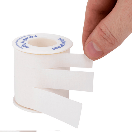 Waterproof Medical Tape, Medi - First, White, 5 yds (3/8", 5/8", 1"), Adhesive, NonSterile, 61101 - BHP Safety Products