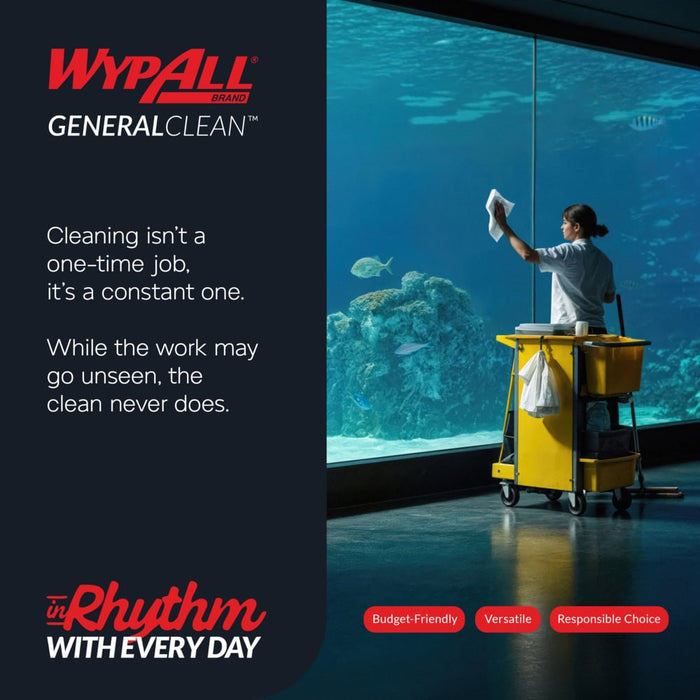 WypAll® GeneralClean™ X60 Multi - Task Cleaning Cloths (118/Box), 34790 - BHP Safety Products