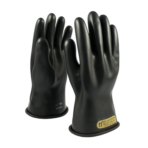 11" Class 00 Rubber Insulating Electrical Glove with Straight Cuff - BHP Safety Products