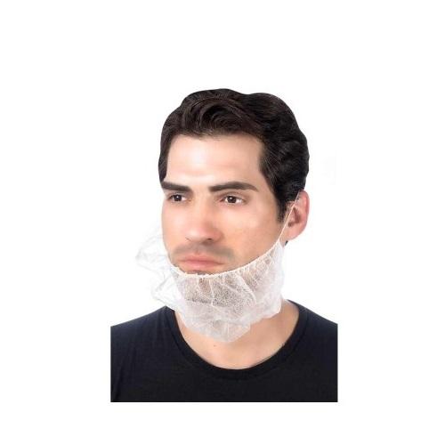 15803 Beard Covers, Large, White, 1000/Case - BHP Safety Products