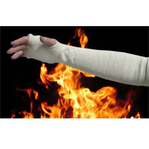 18" Hot Not Nomex III Heat Resistant Sleeve with Finger and Thumb Holes (1 Each) - BHP Safety Products
