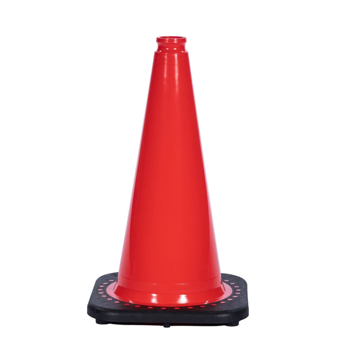 18 Inch Traffic Cone, No Collar, Orange - BHP Safety Products