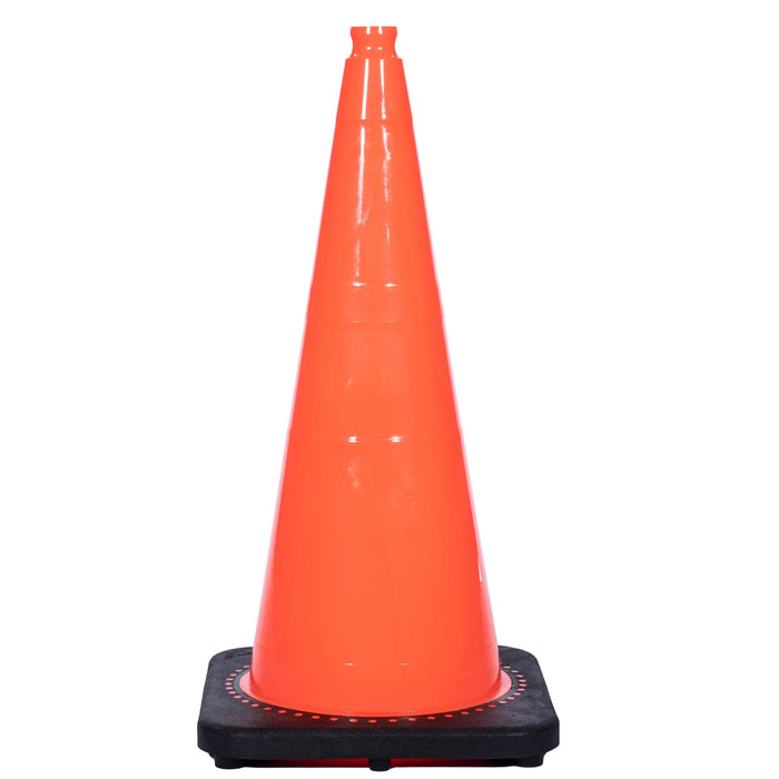 28 Inch Traffic Cone, No Collar, Orange - BHP Safety Products