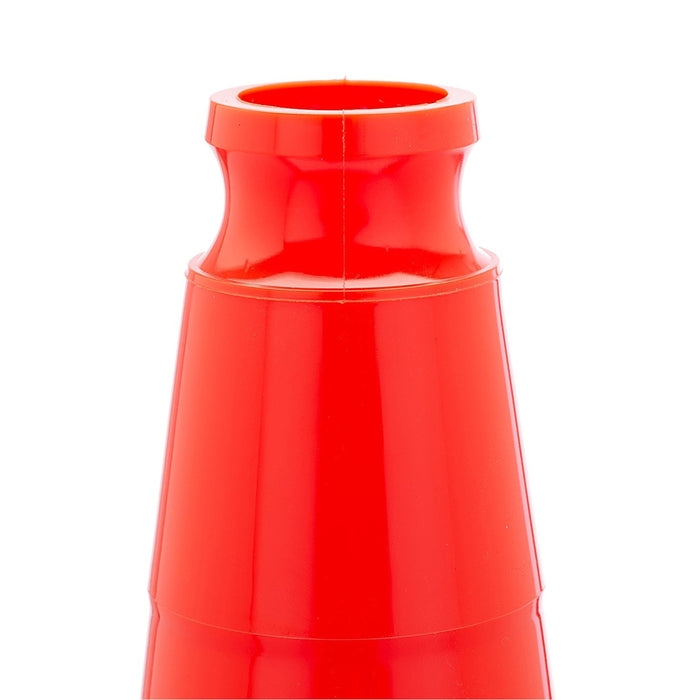 28 Inch Traffic Cone with Two Reflective Collars, Orange - BHP Safety Products