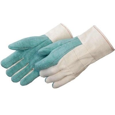 30oz Heavy Weight, Green Hot Mill Glove with 2 1/2" Cuff, 1 Pair - BHP Safety Products