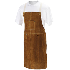 36" Split Cowhide Leather Apron, Adjustable Straps For a Custom Fit - BHP Safety Products
