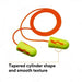 3M E-A-R Yellow Neon Blasts Earplugs 311-1252, Corded, 100 Pair / Box - BHP Safety Products