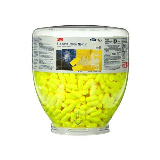 3M E-A-Rsoft Yellow Neons One Touch Refill Earplugs 391-1004, Uncorded, Regular Size - BHP Safety Products