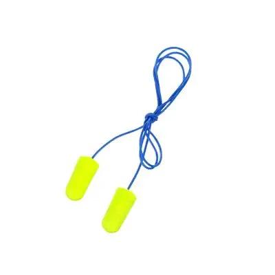 3M E-A-Rsoft Yellow Neons with Cord, 311-1250, Poly Bag, Regular Size, 200 Pair/Box - BHP Safety Products