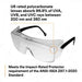 3M OX Protective Eyewear 2000, 12163-00000-20 Clear Anti-Fog Lens, Black Temple (1 Pair) - BHP Safety Products