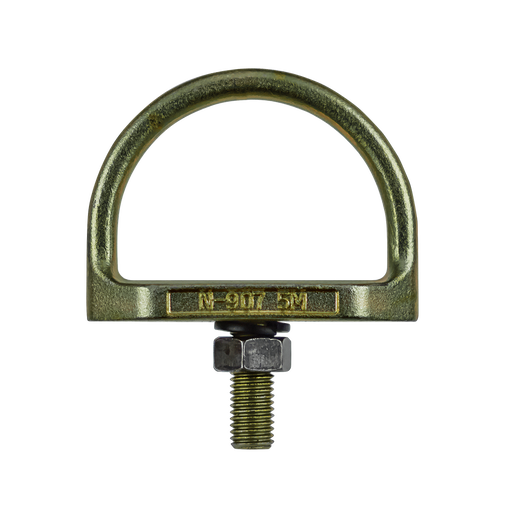 d-bolt anchor, steel body, nut and lock washer