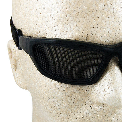 wire goggles Elvex GG-50 Air Specs Safety Goggles with Stainless Steel Mesh, No-Fog Lens, Foam Line and Elastic Fabric Headband (1 Pair)