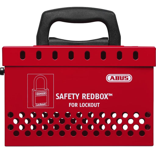 ABUS B835 Safety Redbox with Optional Wall Bracket for Lockout / Tagout - BHP Safety Products