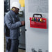 ABUS B835 Safety Redbox with Optional Wall Bracket for Lockout / Tagout - BHP Safety Products