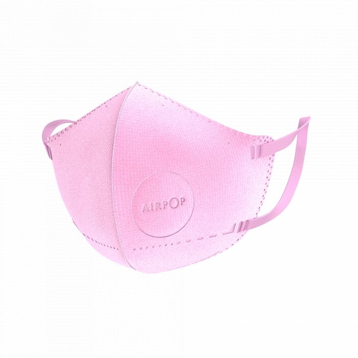 AirPop Kids / Small Adult Reusable Washable Face Mask, 4-Layer Face Coverings, Contoured Fit, Lightweight Design, Pink, 43316 - BHP Safety Products