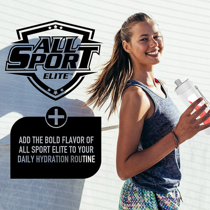 All Sport ELITE Powder Hydration Sticks, Performance Electrolyte Drink Mix, Includes 100% Daily Value Vitamin C, 10 Sticks per Box - BHP Safety Products