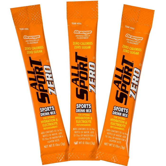 All Sport Powder Hydration Sticks, Low Calorie, Performance Electrolyte Drink Mix, Sugar Free, 2x Potassium, 3 Grams/Stick - BHP Safety Products