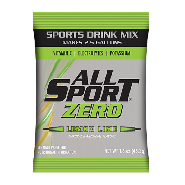 All Sport Zero Powder Variety Sports Drink Mix, Sugar Free, Zero Calories, 30/2.5 Gallon Pouches, 5 Flavors, Case Yields 75 Gallons - BHP Safety Products