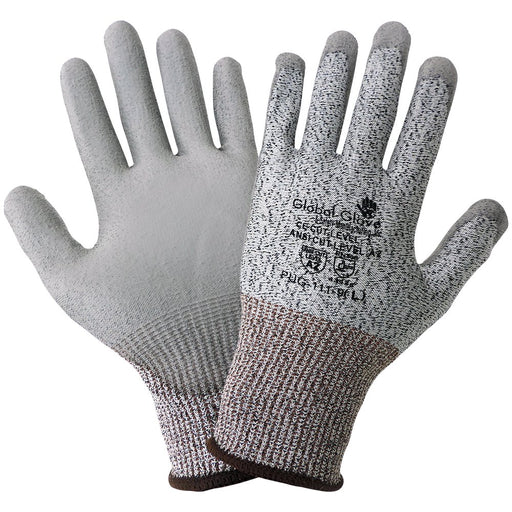 ANSI A2 Cut Resistant Polyurethane Coated Gloves, PUG-111 - BHP Safety Products