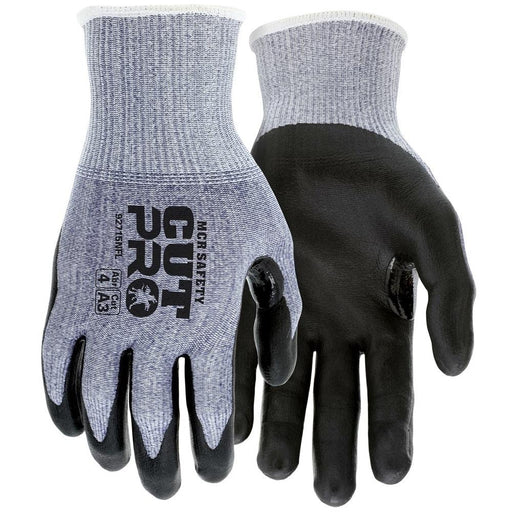 ANSI A3 Cut Pro / Cut Resistant Gloves, 15 Gauge Hypermax Shell, Cut, Abrasion and Puncture Resistant Work Gloves with Nitrile Foam Coated Palm and Fingertips, 92715NF - BHP Safety Products