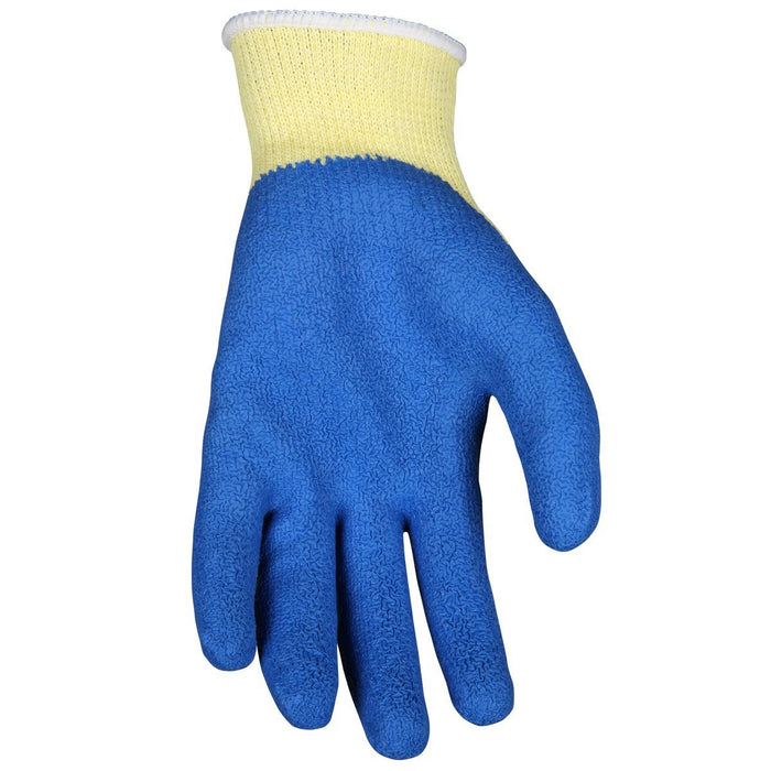 ANSI A4 Cut Pro / Cut Resistant Rubber Coated Work Gloves, 10 Gauge Kevlar Shell, 96871, 1 Pair - BHP Safety Products