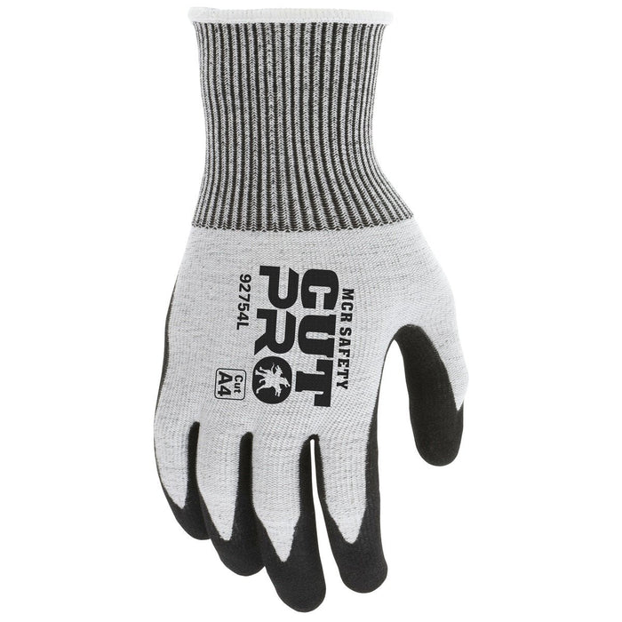 ANSI A4 Cut Pro / Cut Resistant Work Glove, 13 Gauge HyperMax Shell, Double Coated Black Nitrile, 92754, 1 Pair - BHP Safety Products