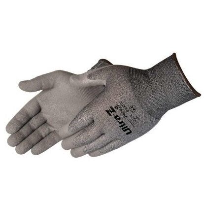 ANSI A4 Cut Resistant Ultra Z-Grip Proprietary Foam Coated Gloves, Dark Gray - BHP Safety Products