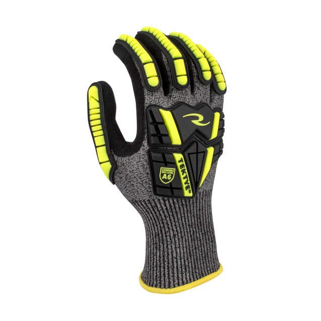 ANSI A6 Radians RWG723 TEKTYE Sandy Nitrile Palm, Impact Work Glove 1/Pair - BHP Safety Products